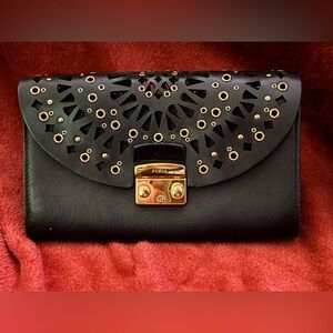 Furla Metropolis Bolero Mini Crossbody Bag in “Onyx” (black) NWOT W/dustbag